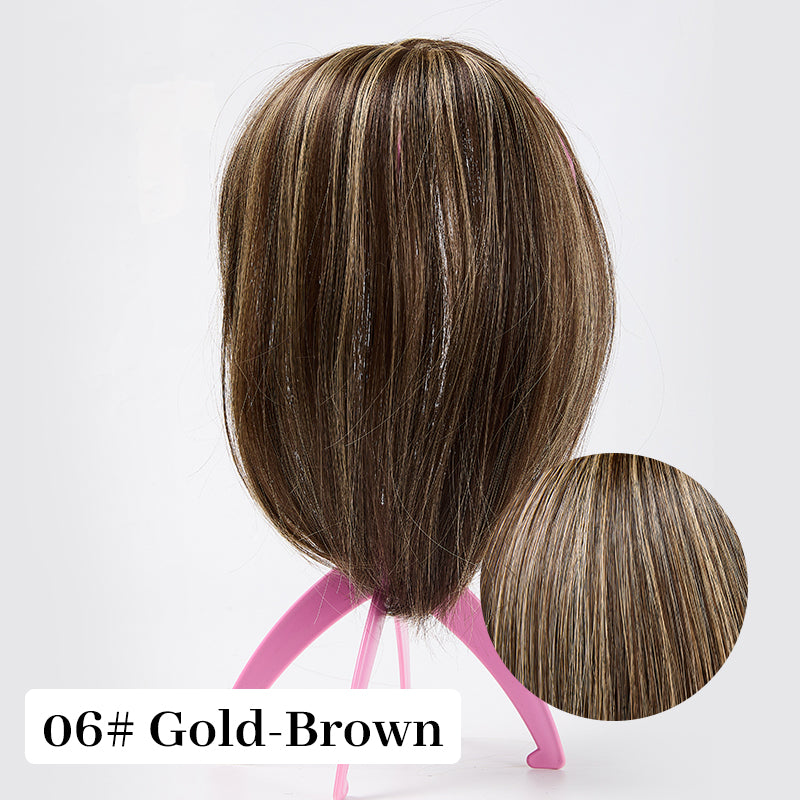 🔥2025 Hot Sale🔥Natural Hair Toppers with Bangs for Women