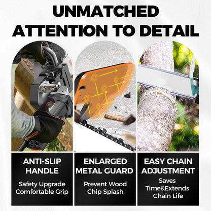 ⏳Half price today Ends soon🔥Angle Grinder Converted Electric Chainsaw Kit