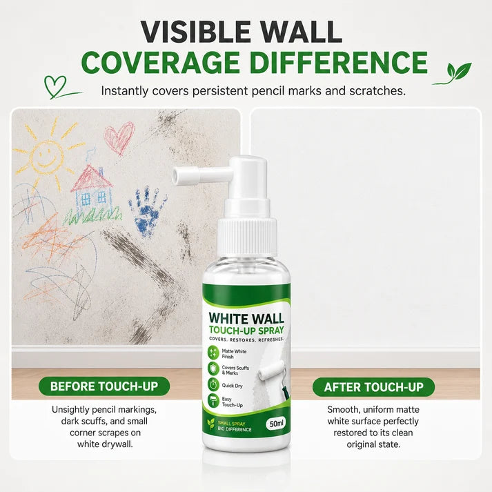 🧱 Buy 2 Get 1 Free !! 🏆White Wall Touch-Up Paint Spray