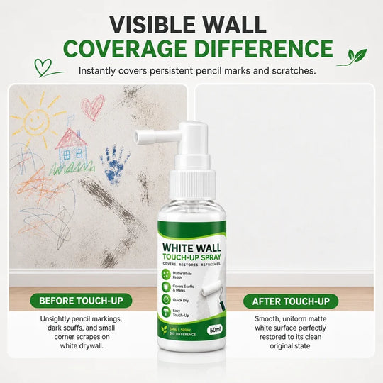 🧱 Buy 2 Get 1 Free !! 🏆White Wall Touch-Up Paint Spray