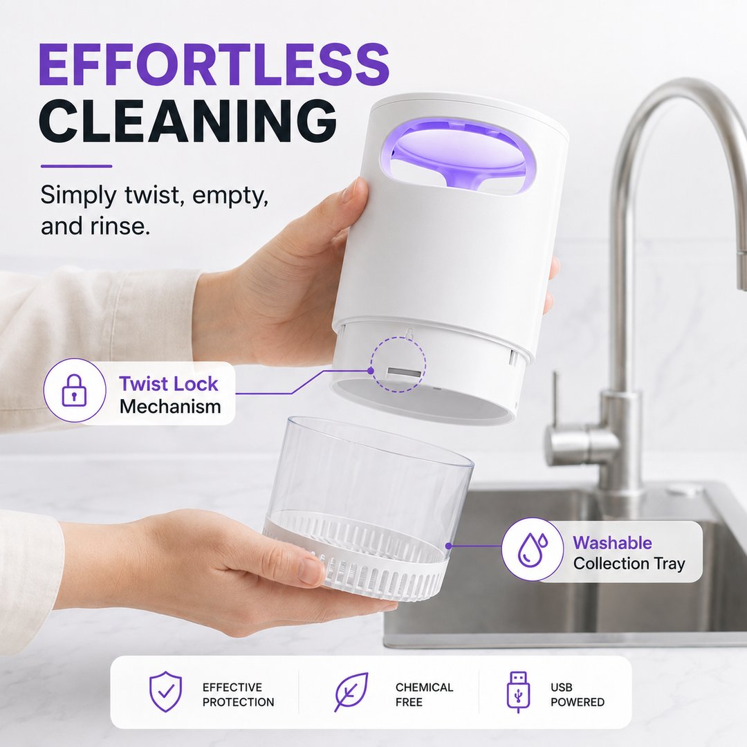 🦟 UV Mosquito Killer Lamp – quiet, USB, chemical-free. 50K+ sold! 🔇🌙
