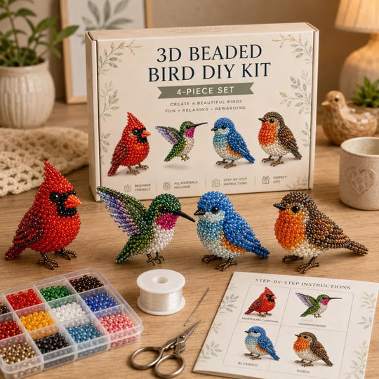 🏆🔥2026 New Arrivals 🧵✨Petite 3D Beaded Animal Craft Kit