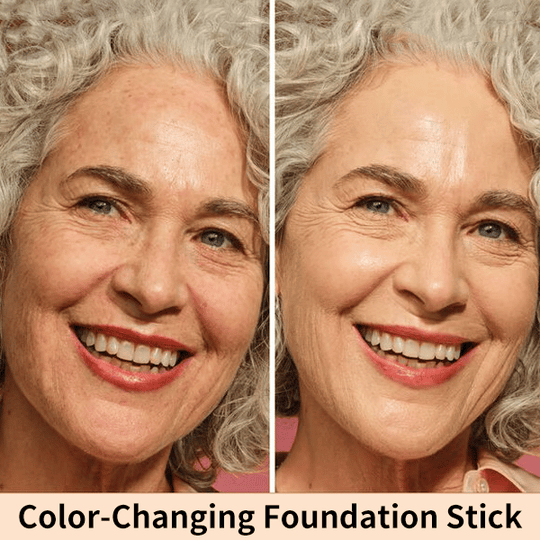 🎉BUY 1 GET 1 FREE🎉[OFFICIAL PRODUCT] Cover Cream Stick V w/ Detachable Brush - Korean Skin Care Color-Changing Foundation Stick with Collagen Capsules (0.45 oz)
