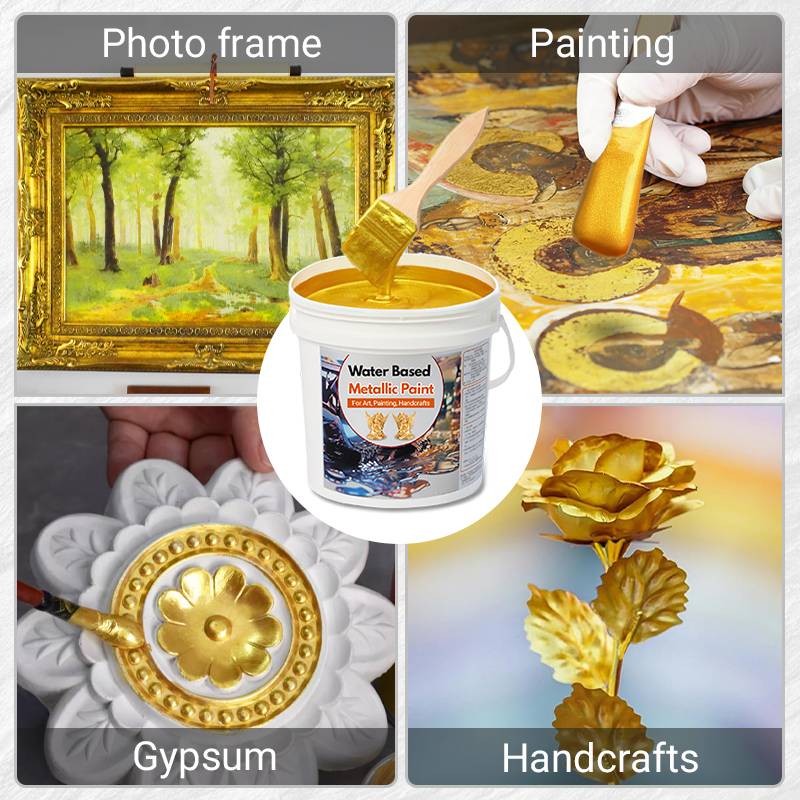 🔥VENTE CHAUDE 50% DE RÉDUCTION🔥Peinture à la feuille d'or à base d'eau pour l'art, la peinture et l'artisanat
