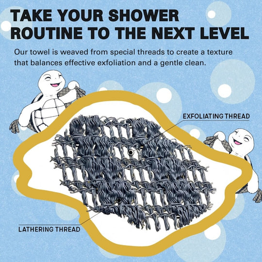 🌟Kaufen Sie 1 und erhalten Sie 1 gratis🧼Peelendes antibakterielles Duschtuch🚿