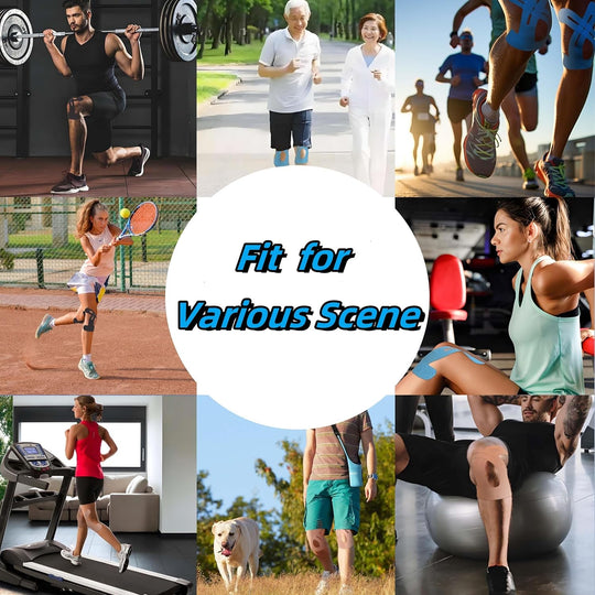 Vnaprej izrezan kineziološki trak za kolena