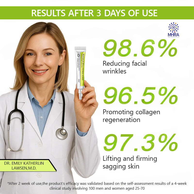 Последване👍| Възвърнете младостта на кожата си 💫STDEI® BOTOX &amp; VITA A RETINOL SHOT Крем за стягане и повдигане на бръчки