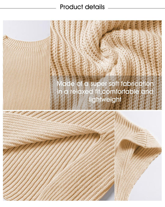 🌸Women’s Loose Short Sleeve Knit Top – Soft, Breathable & Versatile for Daily Casual