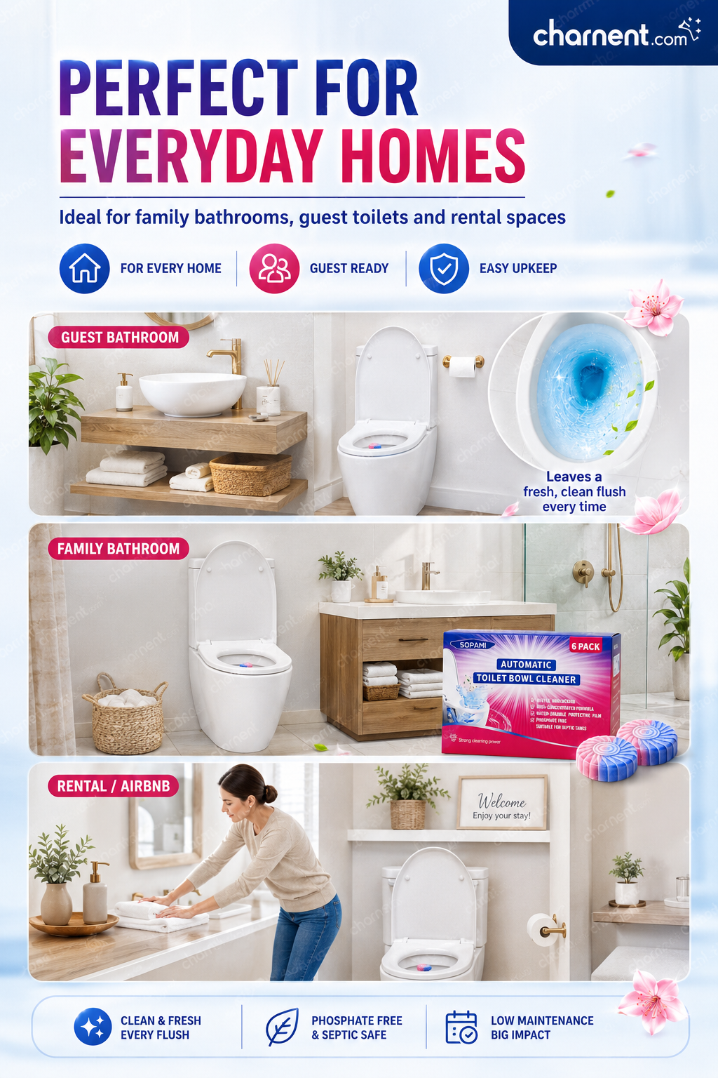 ⏳Today Only: 50% Off⏰Dual-Color Toilet Cleaning Agent