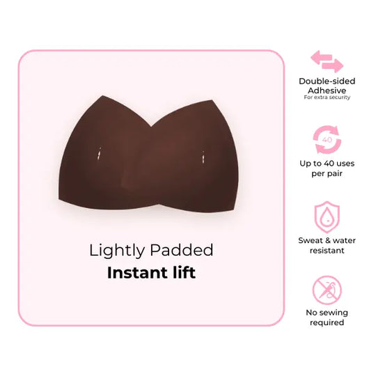 💝 Buy 1 Get 1 FREE! ✨Patented Sticky Fashion Bra Inserts Prevents Nipple Slips No Sewing Required Low Cut Tops Womenswear