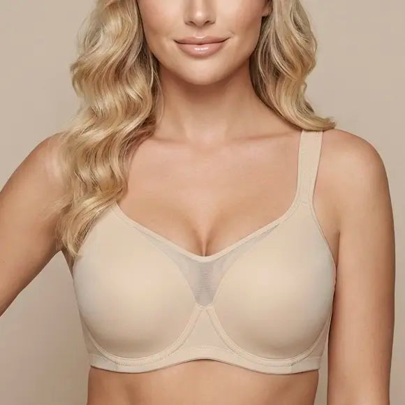 Comfort Cooling Minimiser Bra Full Coverage Underwired Seamless T-Shirt Bra