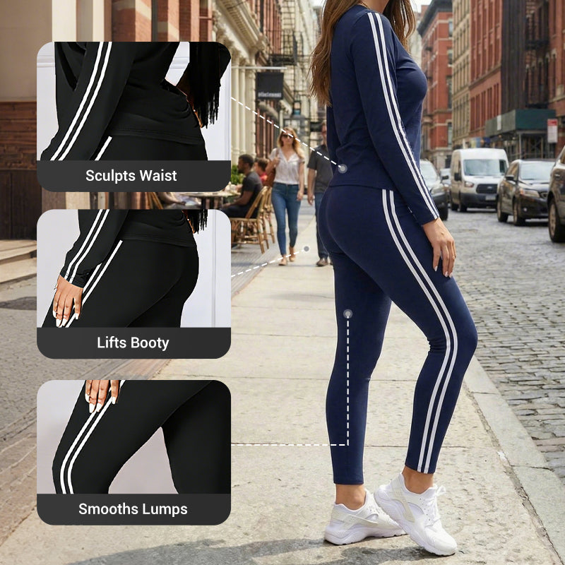 👕 Women's 2-Piece Long Sleeve Tracksuit Set – Minimalist Design, Easy to Style ✨