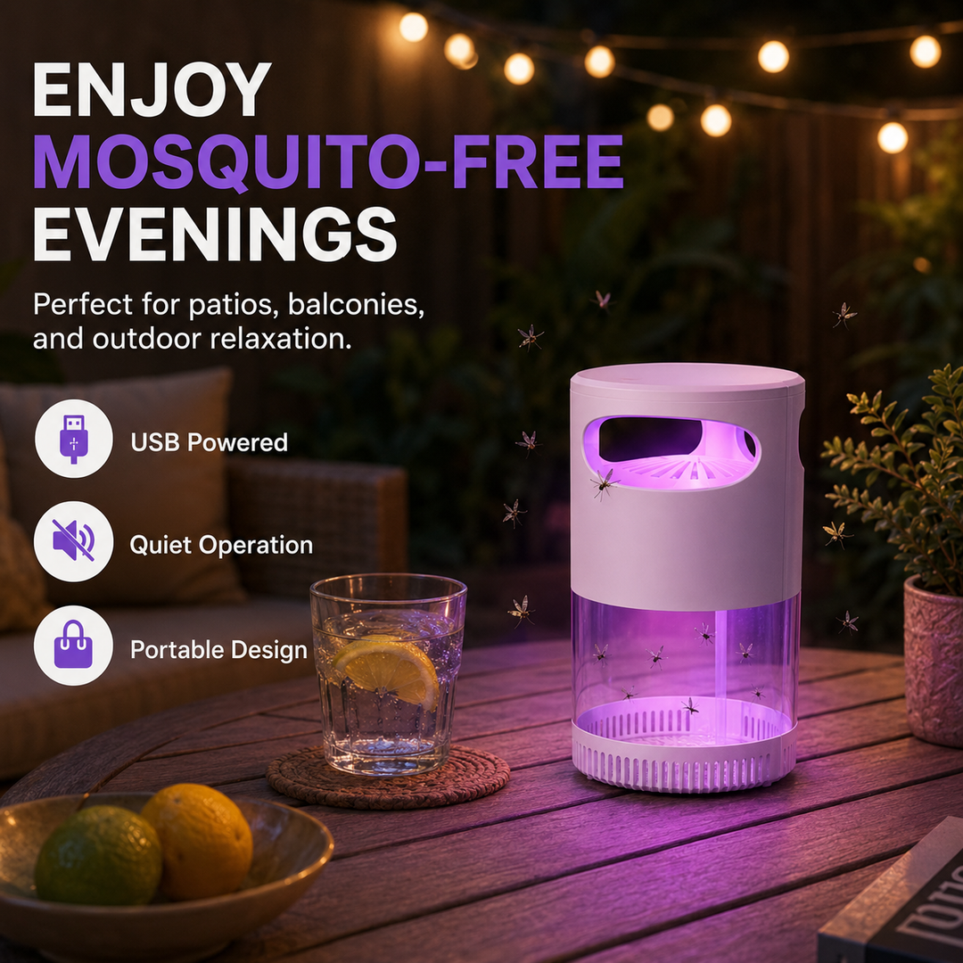 🦟 UV Mosquito Killer Lamp – quiet, USB, chemical-free. 50K+ sold! 🔇🌙