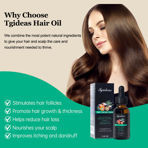 Tgideas® Batana & Rosemary Hair Oil | Reduce Shedding & Fuller Hair