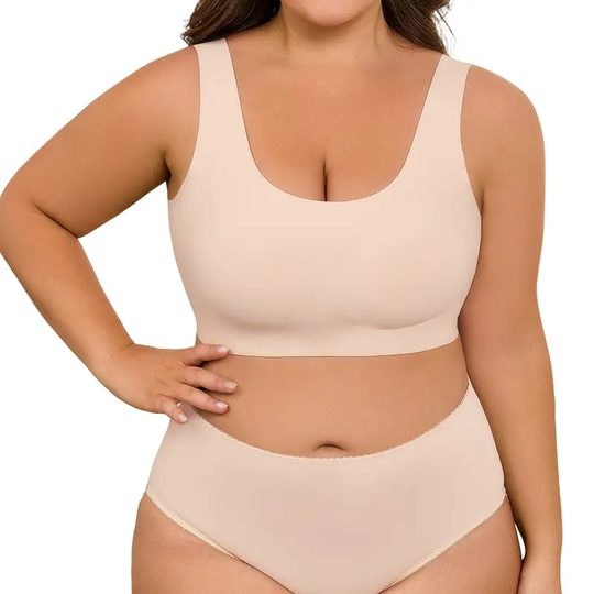 💫Seamless wireless full-coverage bra – soft, stretchy & breathable