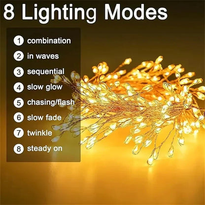 🎄Early Christmas Promotion 50% OFF🎁Copper Wire Firecracker Light String
