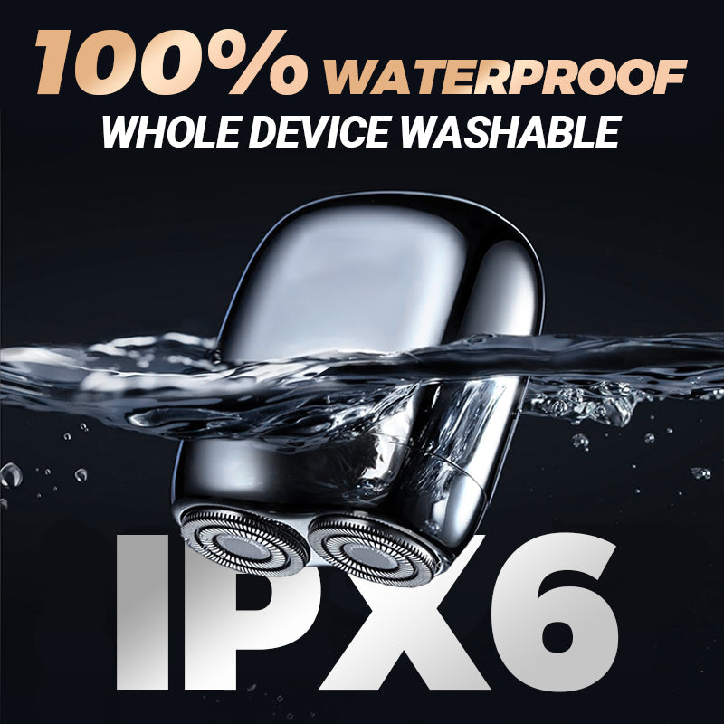 🎁Hot Sale🔋 Mini-dobbeltbarbermaskine! 0,1 mm Knive Mesh 7500 rpm motor