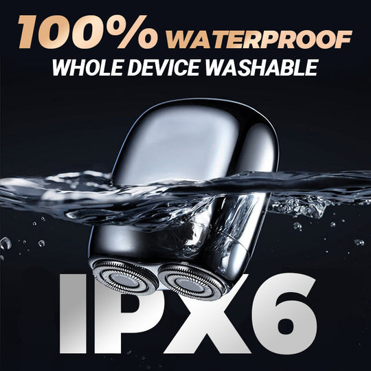 🎁Hot Sale🔋 Mini-dobbeltbarbermaskine! 0,1 mm Knive Mesh 7500 rpm motor