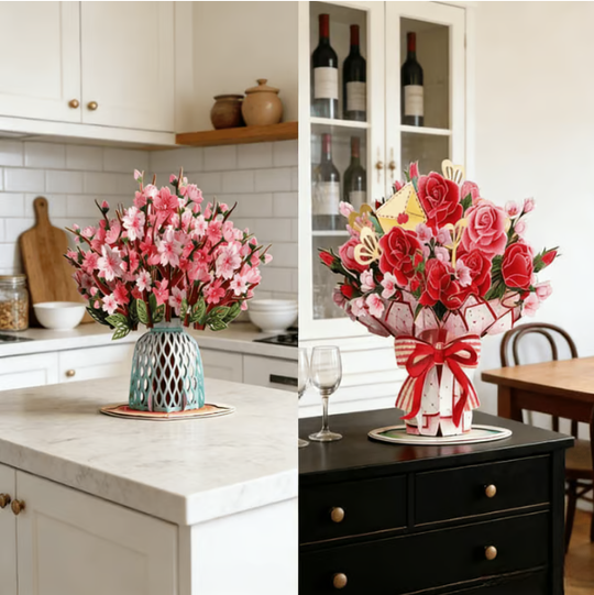 🏆75K+ SOLD! 🌼💌 Forever-Blooming 3D Flower Pop-Up Card– Personalized Love Message & Everlasting Bloom 🎁