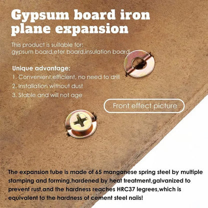 🔥Buy More Save More🔥Drywall Expansion Anchors High Strength Zinc Screws Kit