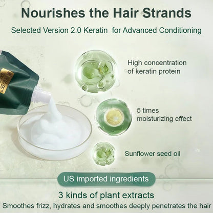 💕BUY MORE SAVE MORE💕 Polypeptide Keratin Hydrating Smoothing Hair Damage Repair Cream