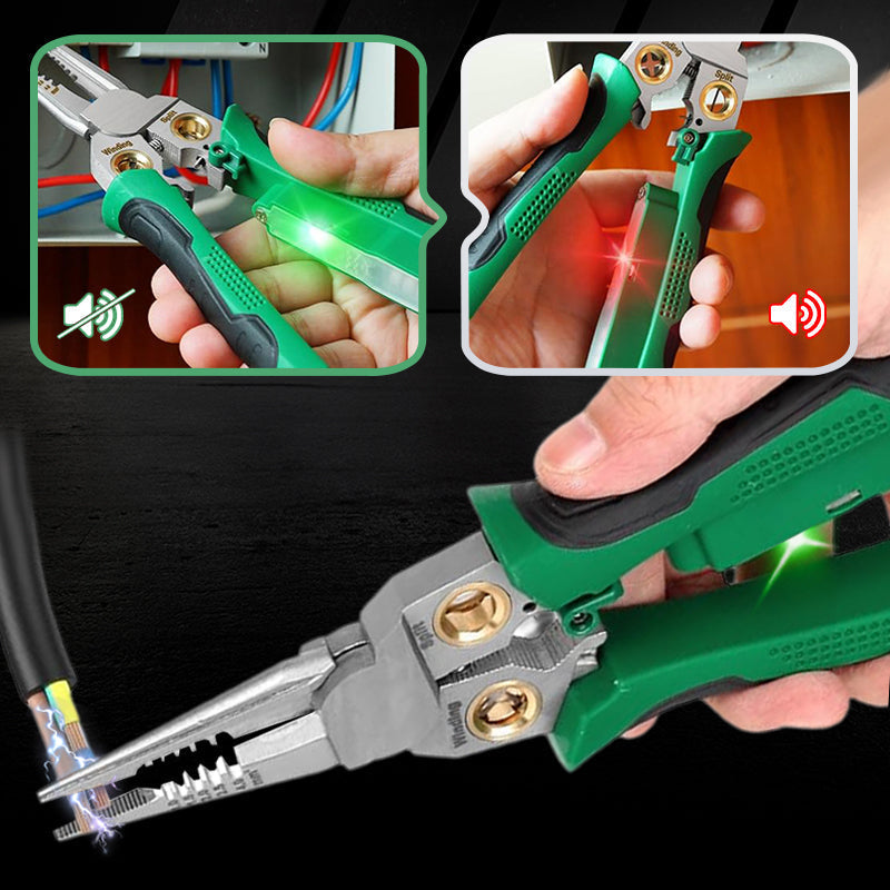 🔥8-in-1 Multi-Functional Wire Stripper Scissors With Electrical Test