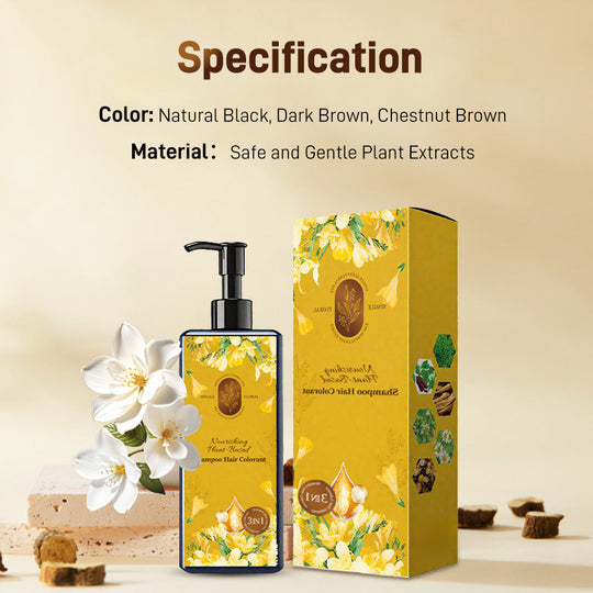 🔥 Гореща разпродажба 2025 🔥Подхранваща боя за коса на растителна основа🎁Безплатна подаръчна четка!