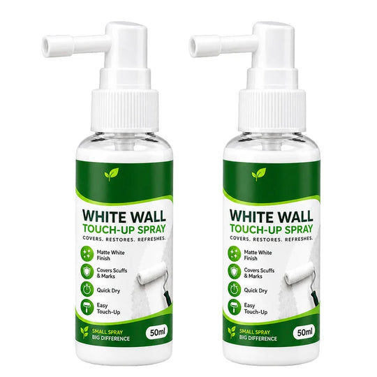 🧱 Buy 2 Get 1 Free !! 🏆White Wall Touch-Up Paint Spray