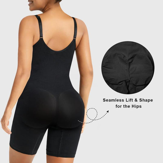 💐60% OFF 👗Women's Zip-Up Tummy Control Bodysuit – Ultra Stretch Breathable Mesh, Comfort Fit