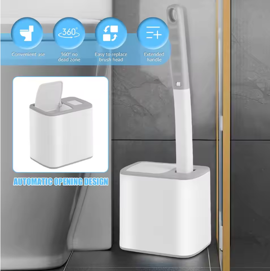 Viegli tīrāms un ērts vienreizējās lietošanas tualetes suku komplekts ar 18 suku galviņām