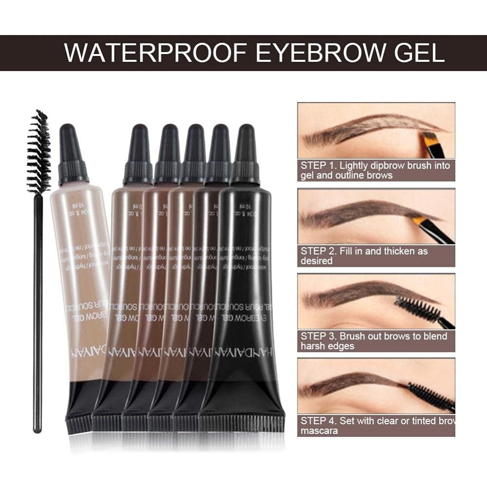 💕 Last Day Buy 1 Get 1 Free ⭐Long-lasting Waterproof Smudge-proof Liquid Eyebrow Gel/Tint(With Free Brush)