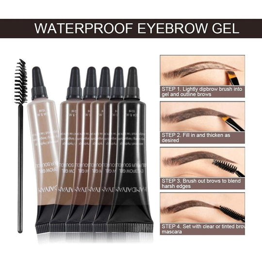 💕 Last Day Buy 1 Get 1 Free ⭐Long-lasting Waterproof Smudge-proof Liquid Eyebrow Gel/Tint(With Free Brush)