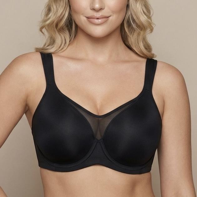 ⏳💐Hot Sale 50% !!🖤Women's Elegant Sheer Full Coverage Non-padded Plus Size Bra