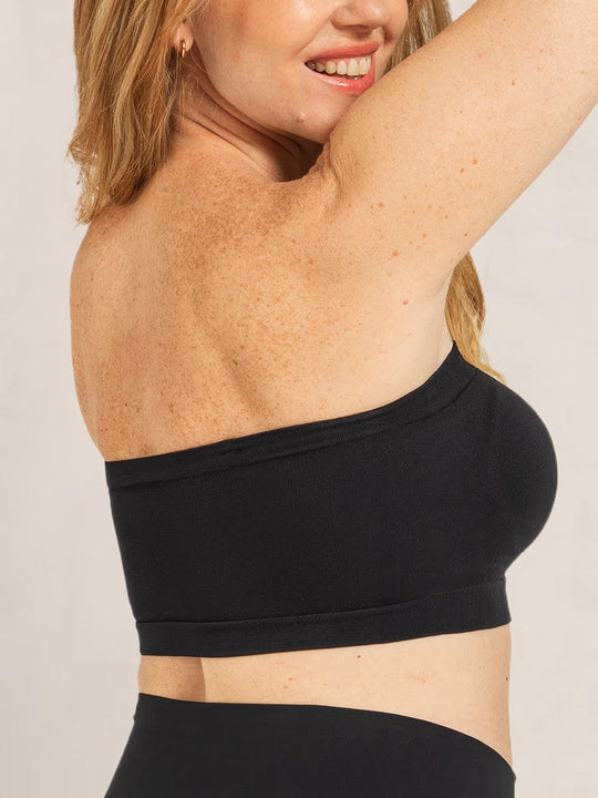 🎁Last Day-60% OFF🤩🔥Convertible Strapless Bandeau Bra with Wireless Comfort, Anti-Slip Grip & Removable Straps