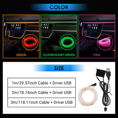 🚗Car Interior LED Strip Atmosphere Lights Pro🚗