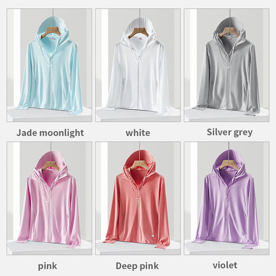 🎁Hot Sale 49% OFF⏳Detachable Large Brim UPF50+ Ice Silk Sunscreen Clothing