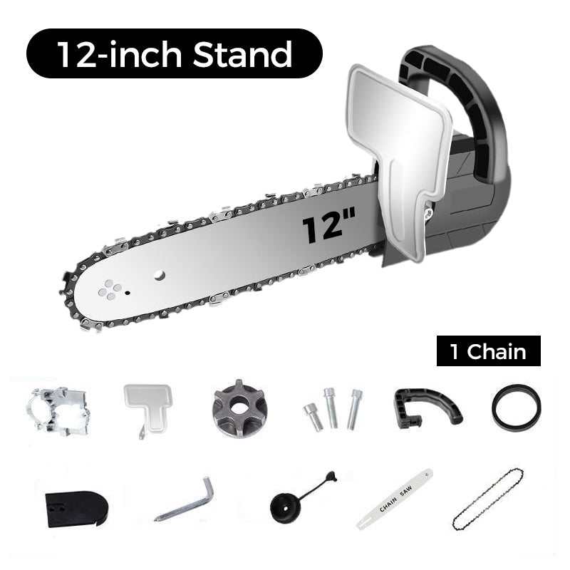 ⏳Half price today Ends soon🔥Angle Grinder Converted Electric Chainsaw Kit