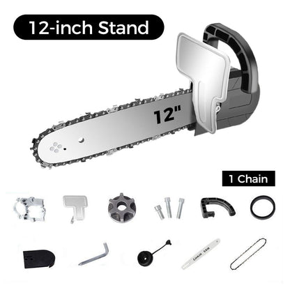 ⏳Half price today Ends soon🔥Angle Grinder Converted Electric Chainsaw Kit