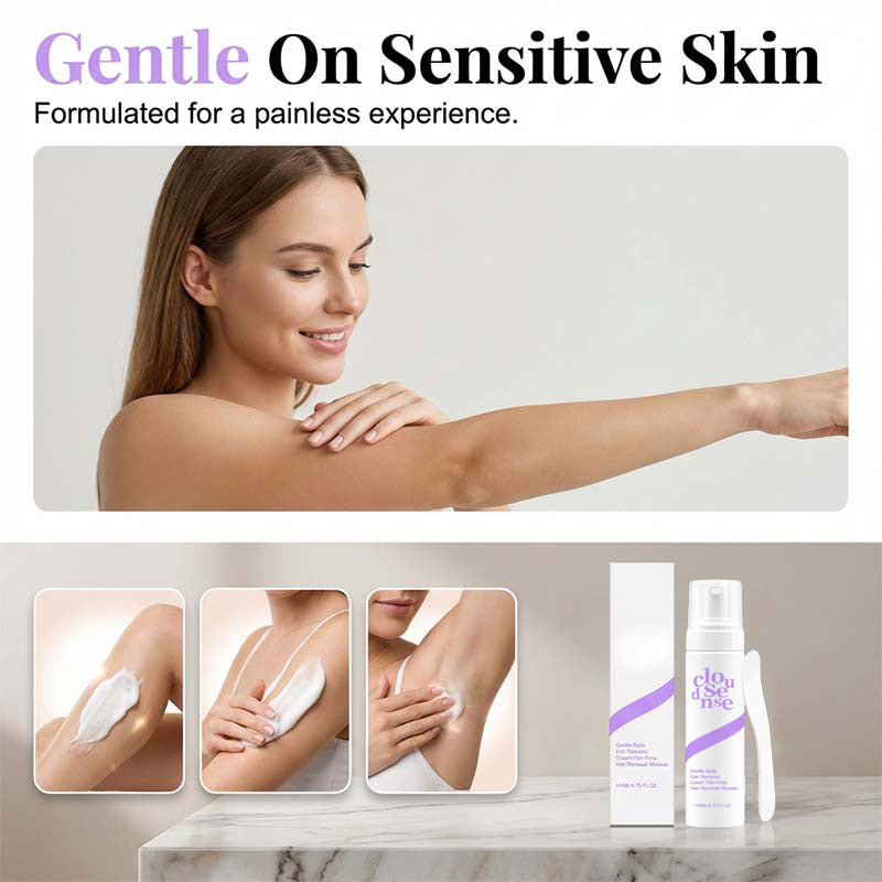💜LAST DAY SALE 50% OFF!!💜Bikini Pain-Free Hair Removal Cream Mousse for Sensitive Skin✨