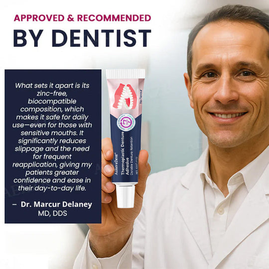 AdhereDent® Thermoplastic Denture Adhesive ⏳ Durable Denture Retention