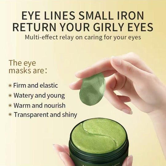 Máscara hidratante de colágeno com abacate para olheiras (60 unidades/conjunto)