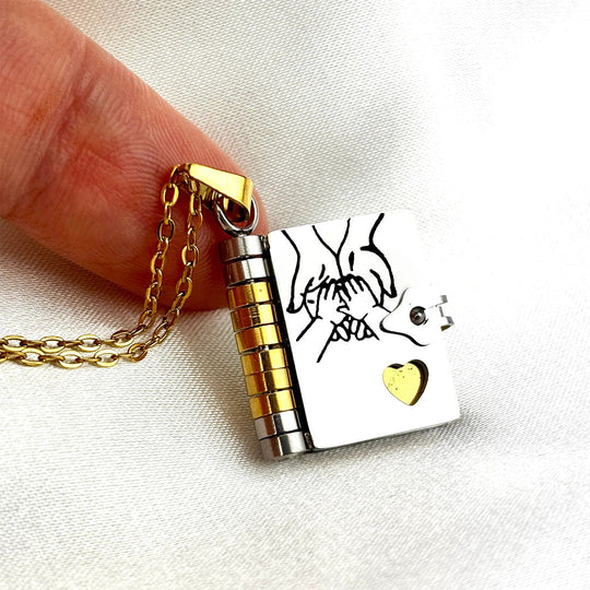 🔥🔥Mano mažosios žvaigždės formos knygos vėrinys dukrai, gimtadienio dovana, meilės papuošalai