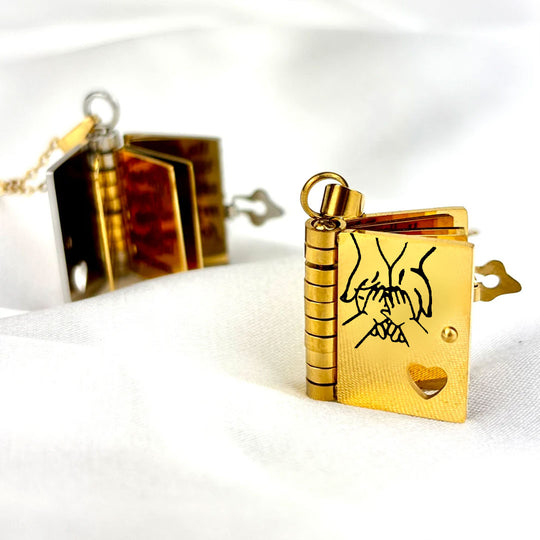 🔥🔥Mano mažosios žvaigždės formos knygos vėrinys dukrai, gimtadienio dovana, meilės papuošalai