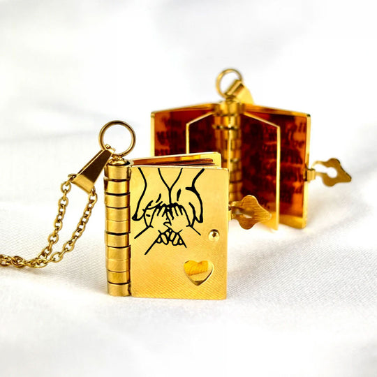 🔥🔥Mano mažosios žvaigždės formos knygos vėrinys dukrai, gimtadienio dovana, meilės papuošalai