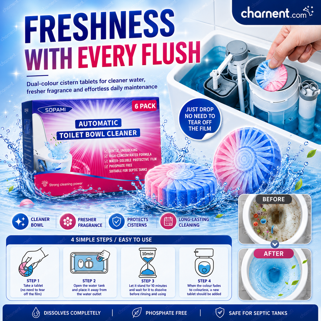 ⏳Today Only: 50% Off⏰Dual-Color Toilet Cleaning Agent