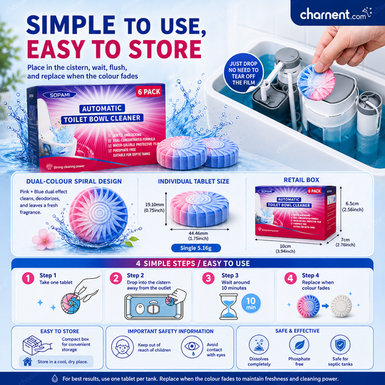 ⏳Today Only: 50% Off⏰Dual-Color Toilet Cleaning Agent