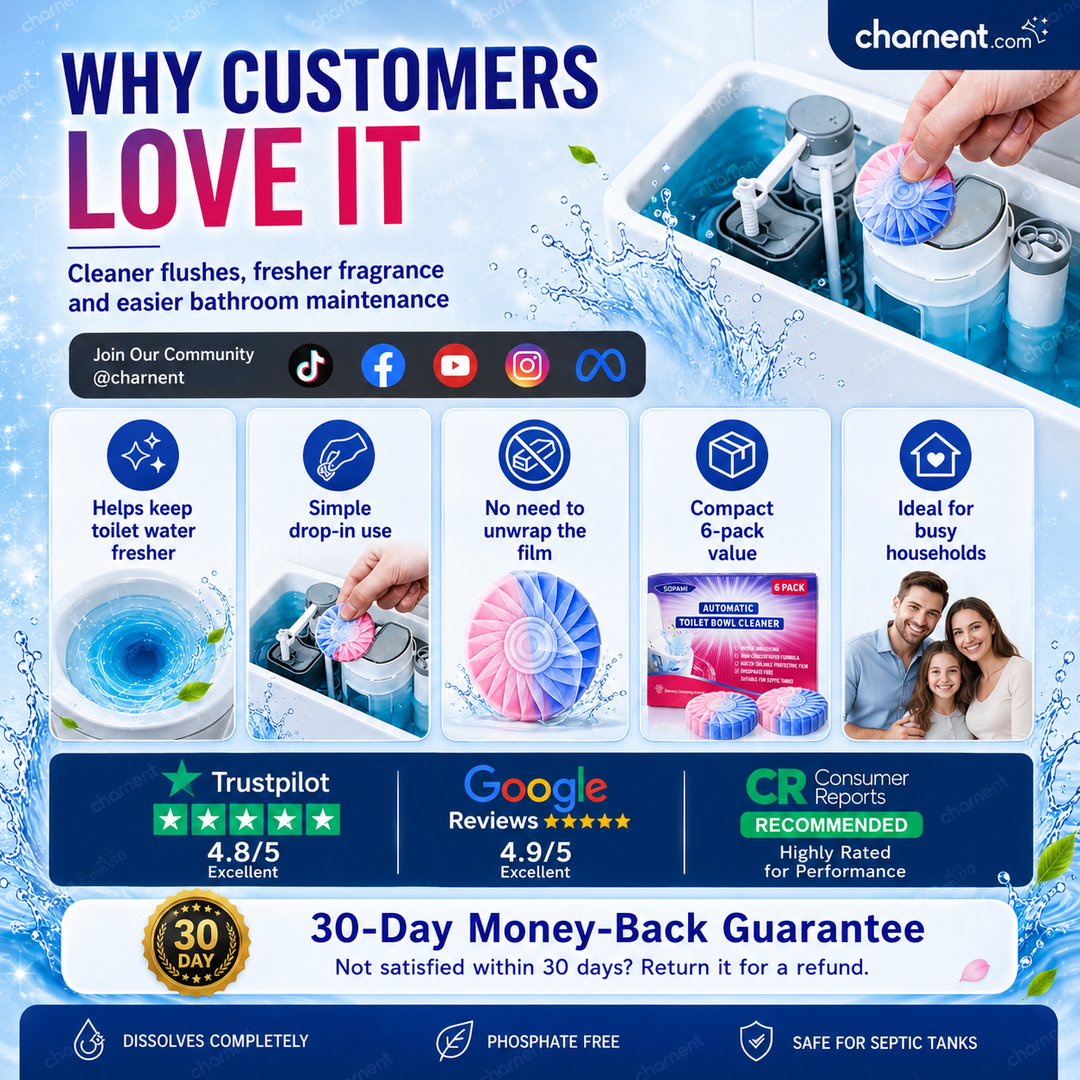 ⏳Today Only: 50% Off⏰Dual-Color Toilet Cleaning Agent