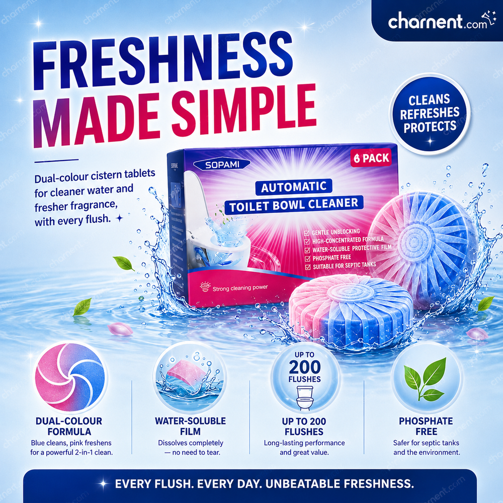 ⏳Today Only: 50% Off⏰Dual-Color Toilet Cleaning Agent