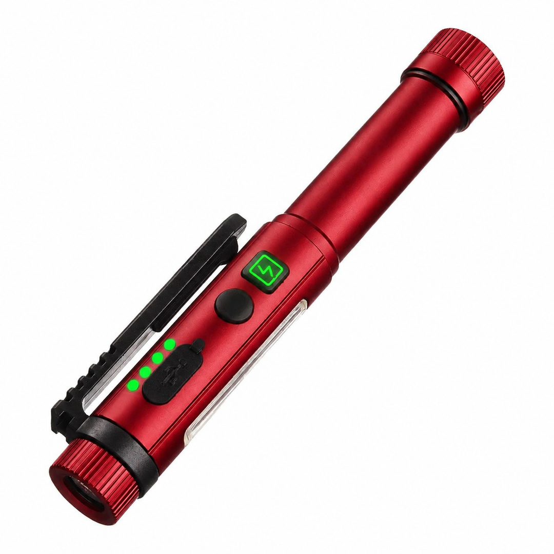 🔦🔥Must-Have Tool! Multifunctional Pen-Shaped Strong Magnetic Work Light, Portable Rotatable LED Work Torch, Magnetic Base Hands-Free Lighting for Repair & Outdoor💡