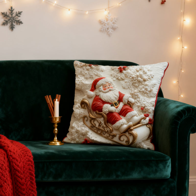 🎄Kalėdinė 3D spausdinta pagalvė✨